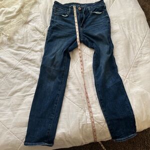 American Eagle Outfitters Dark Blue Denim Shorts